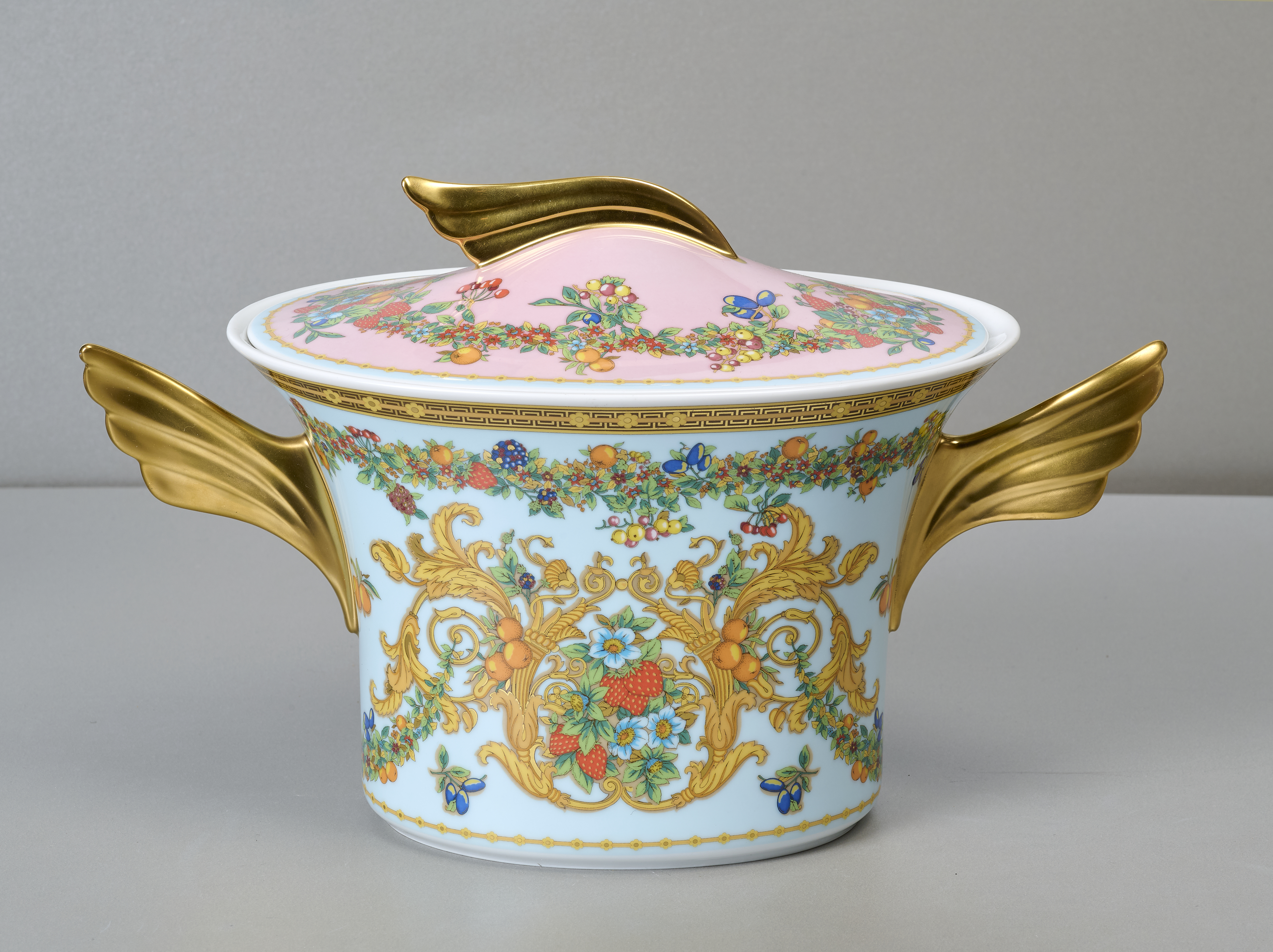 Rosenthal Versace Ikarus, Le Jardin des Papillons, Deckelterrine Rosenthal Versace Ikarus, Le Jardin des Papillons, Deckelterrine