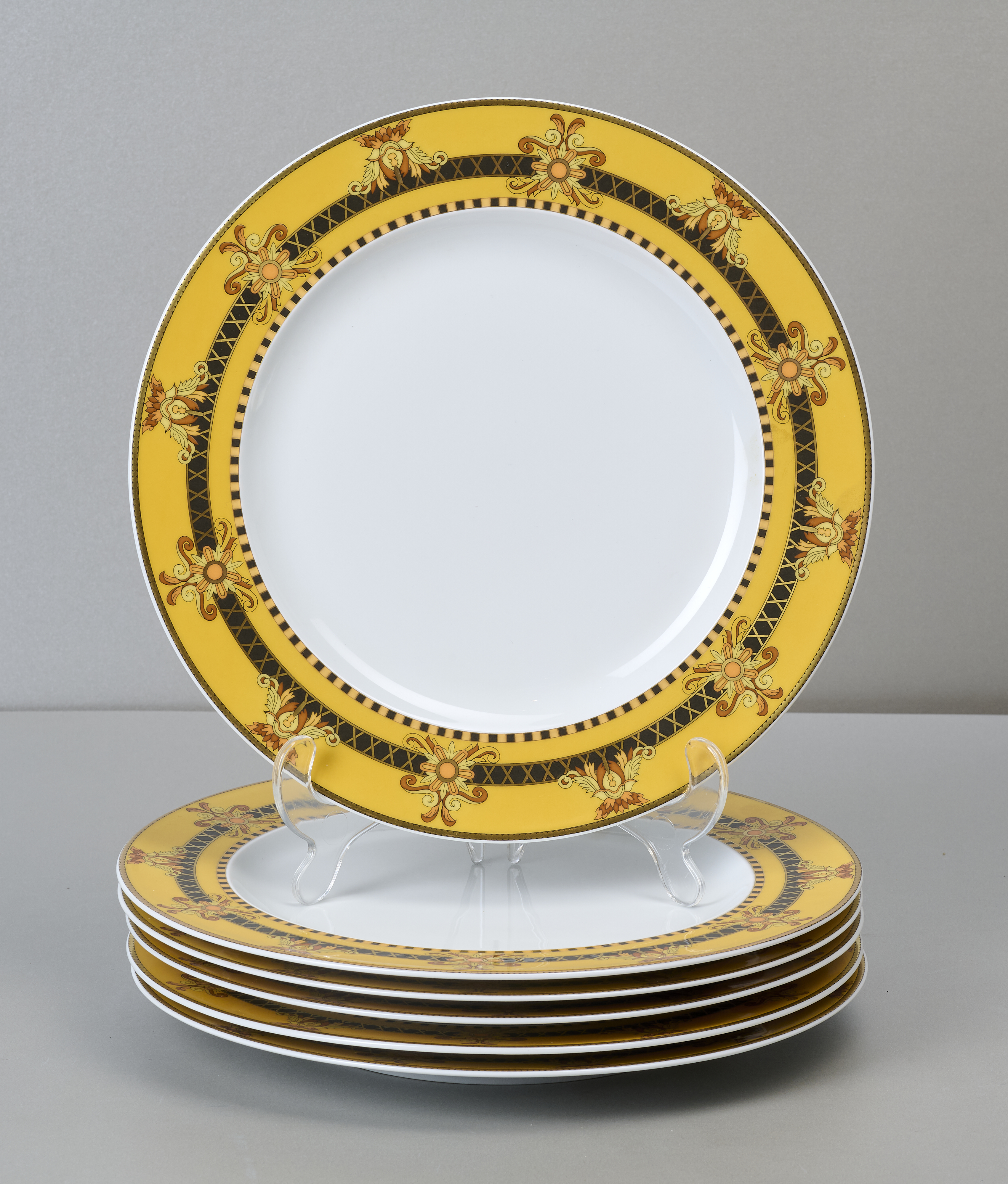 Rosenthal Versace, Barocco, 6 Speiseteller Rosenthal Versace, Barocco, 6 Speiseteller
