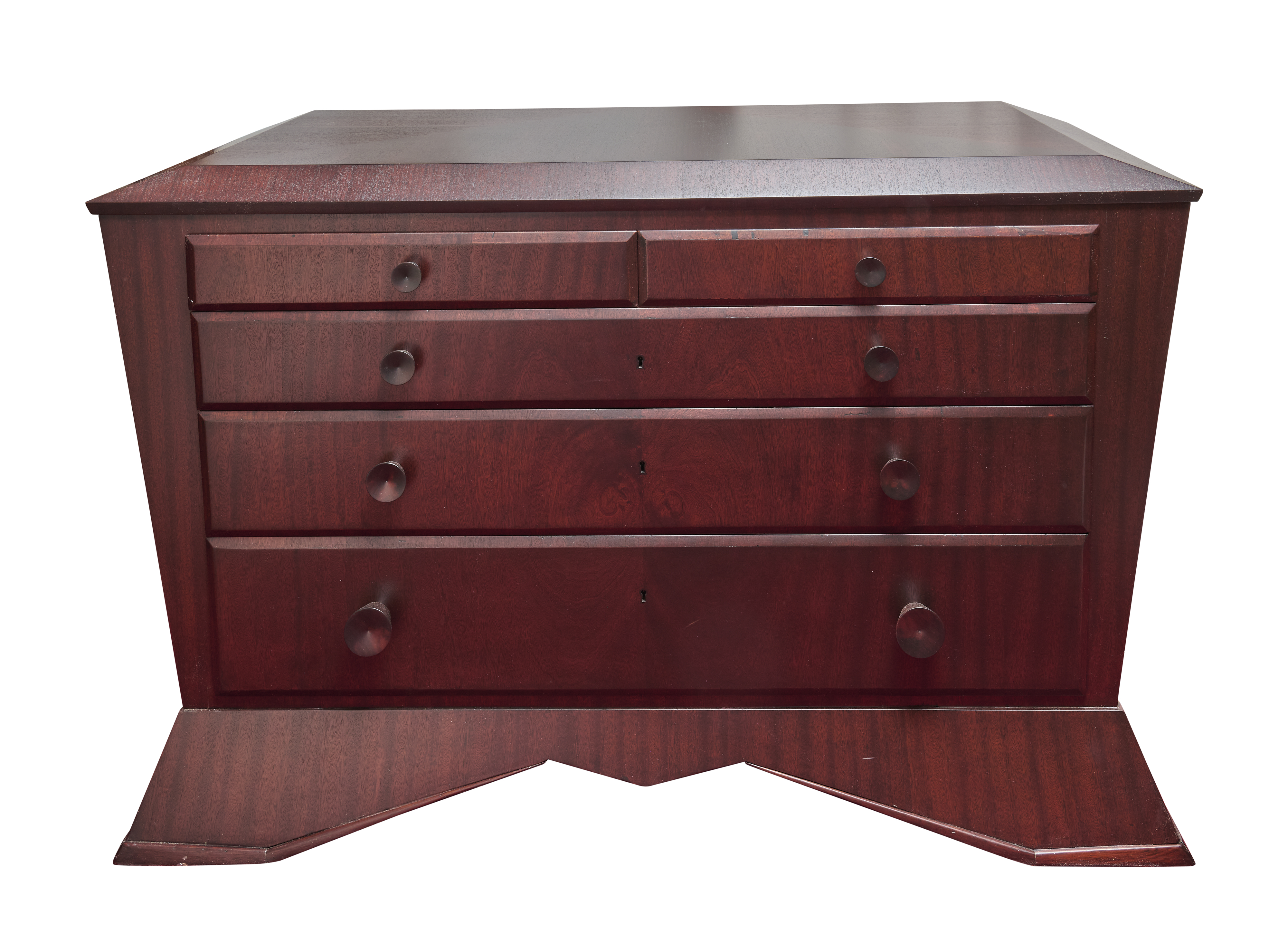 Kubistische Kommode, um 1900, wohl Tschechien Kubistische Kommode, um 1900, wohl Tschechien