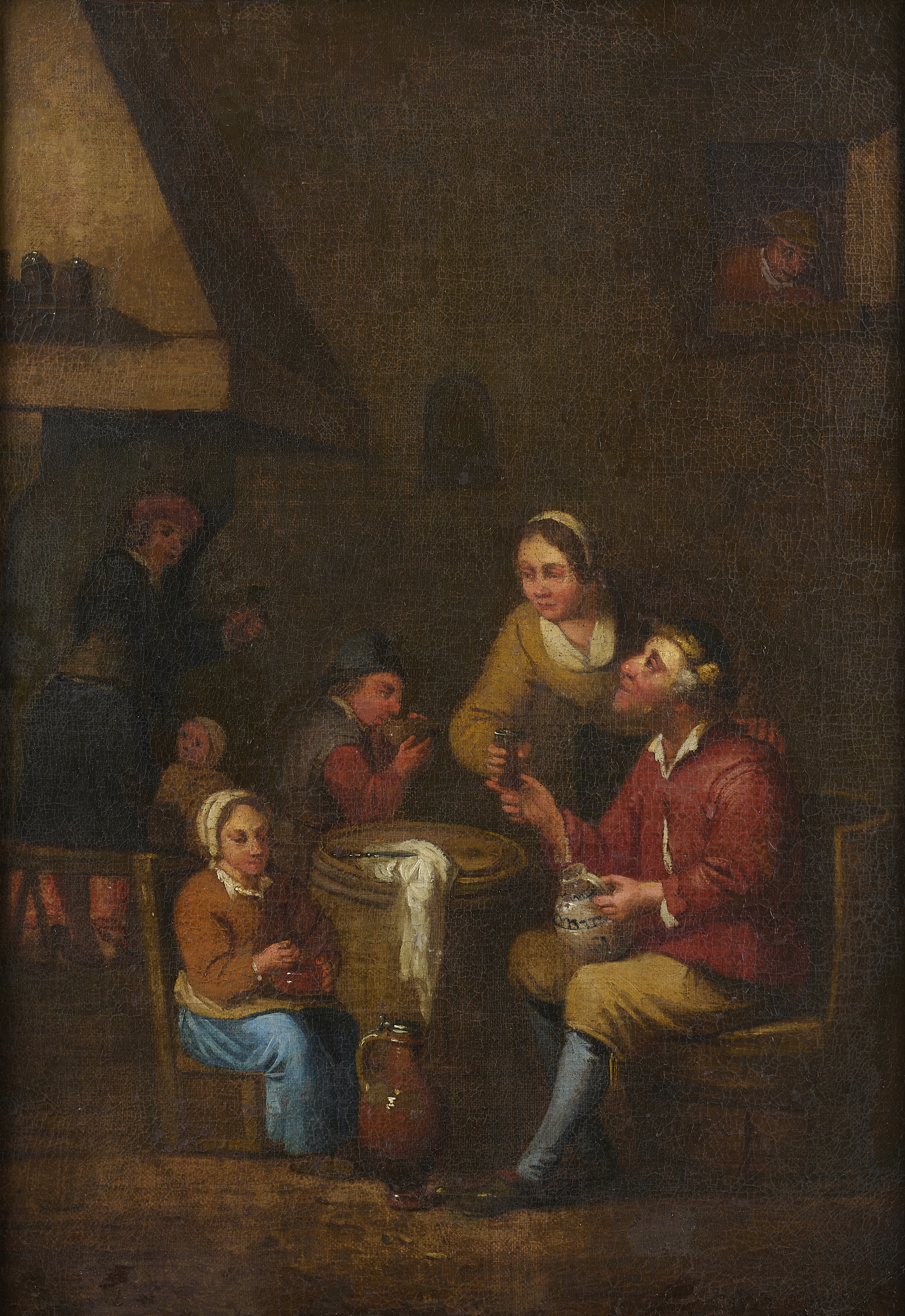 Niederländischer Künstler 18. Jhdt., Interieur Niederländischer Künstler 18. Jhdt., Interieur