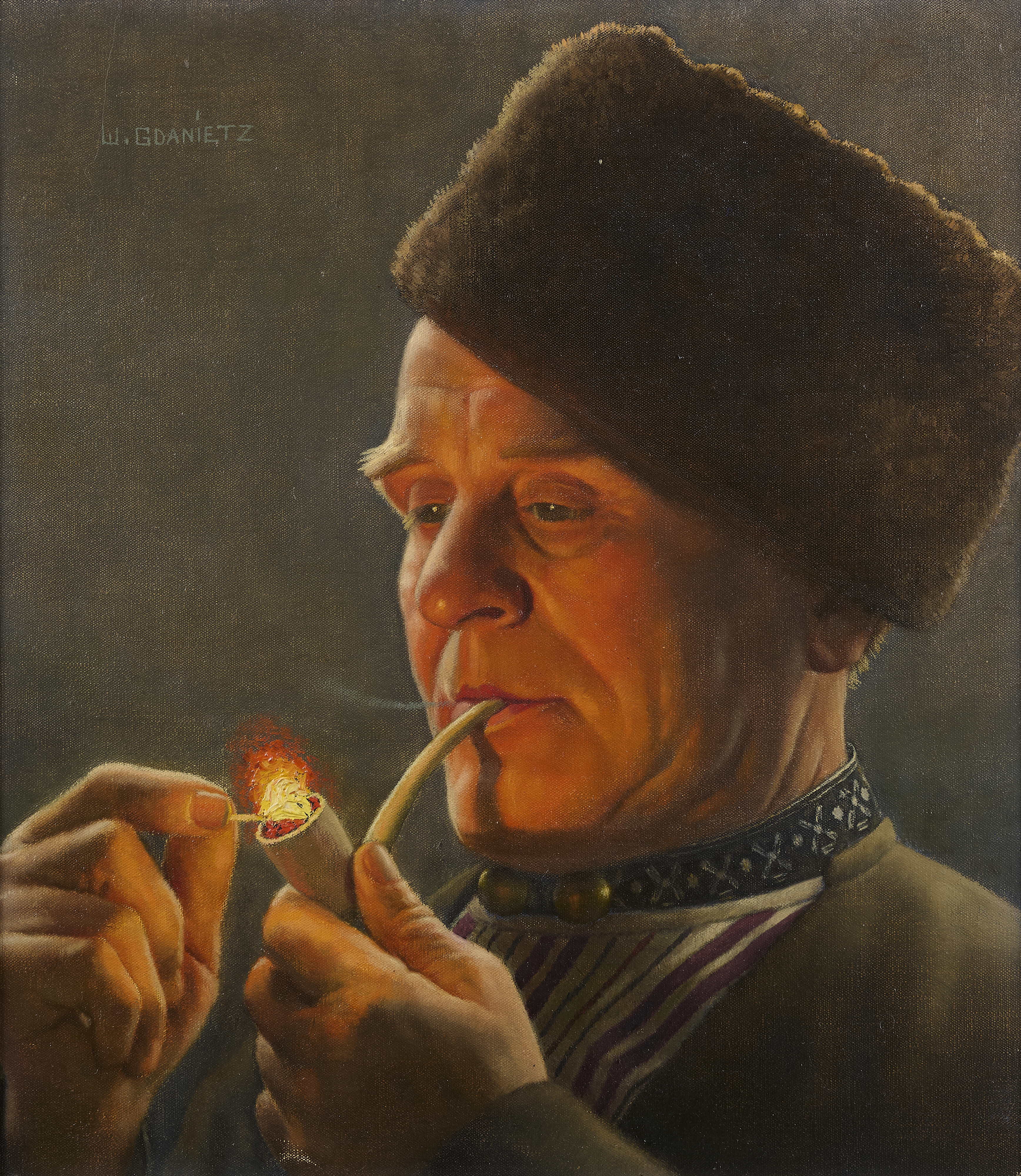 Portrait, signiert Portrait, signiert