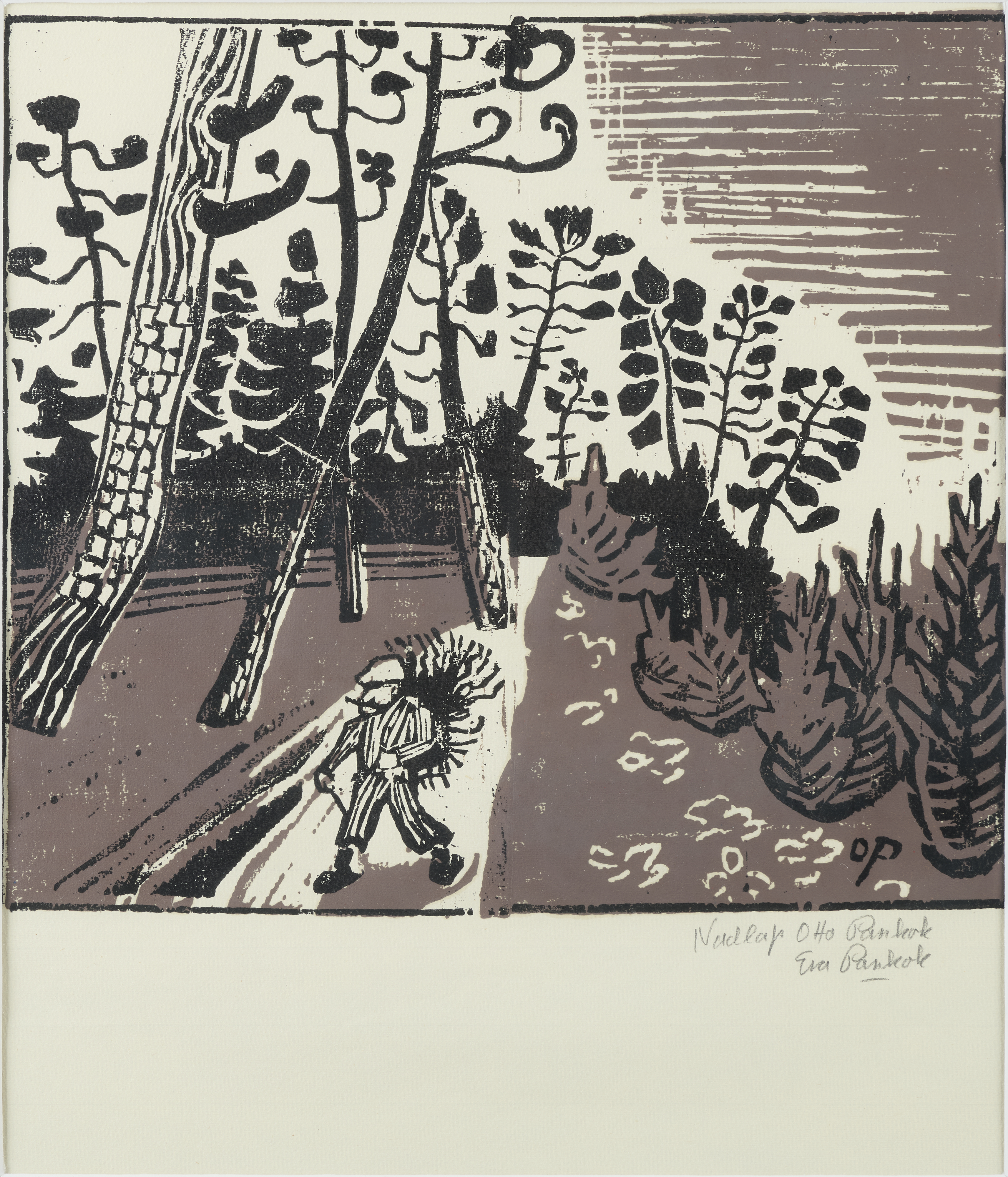 Wanderer im Wald Wanderer im Wald