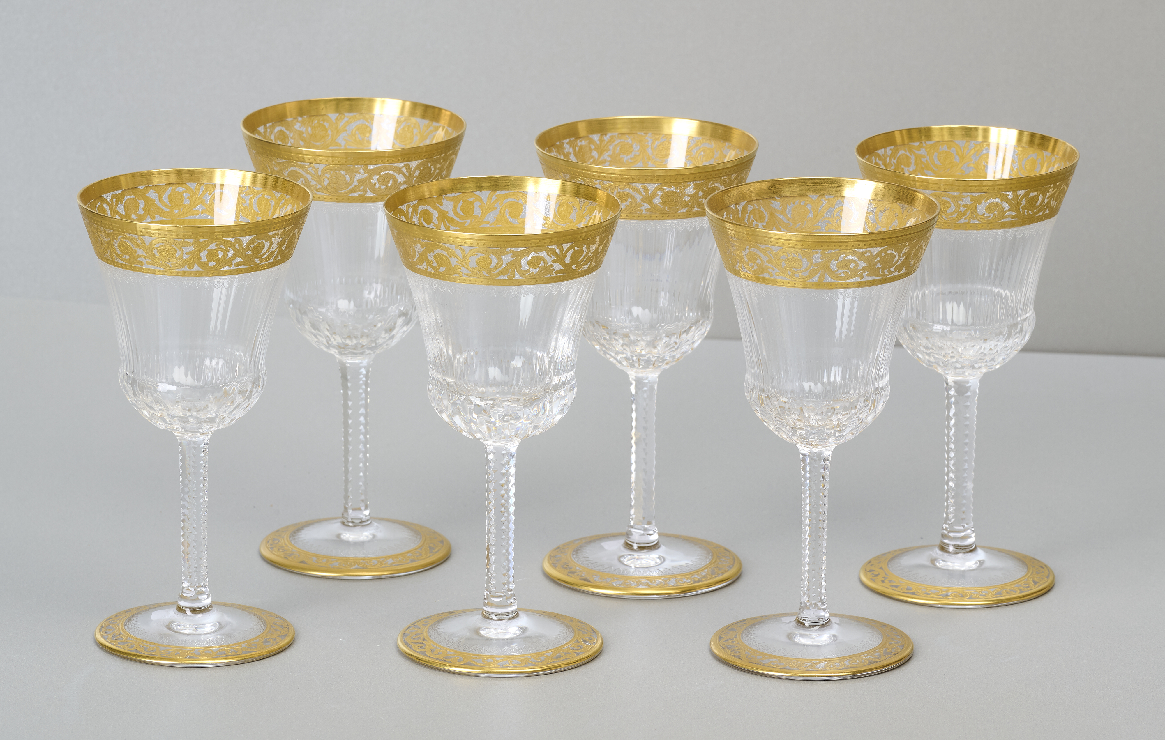 Saint Louis Thistle Gold, 6 Weingläser Saint Louis Thistle Gold, 6 Weingläser