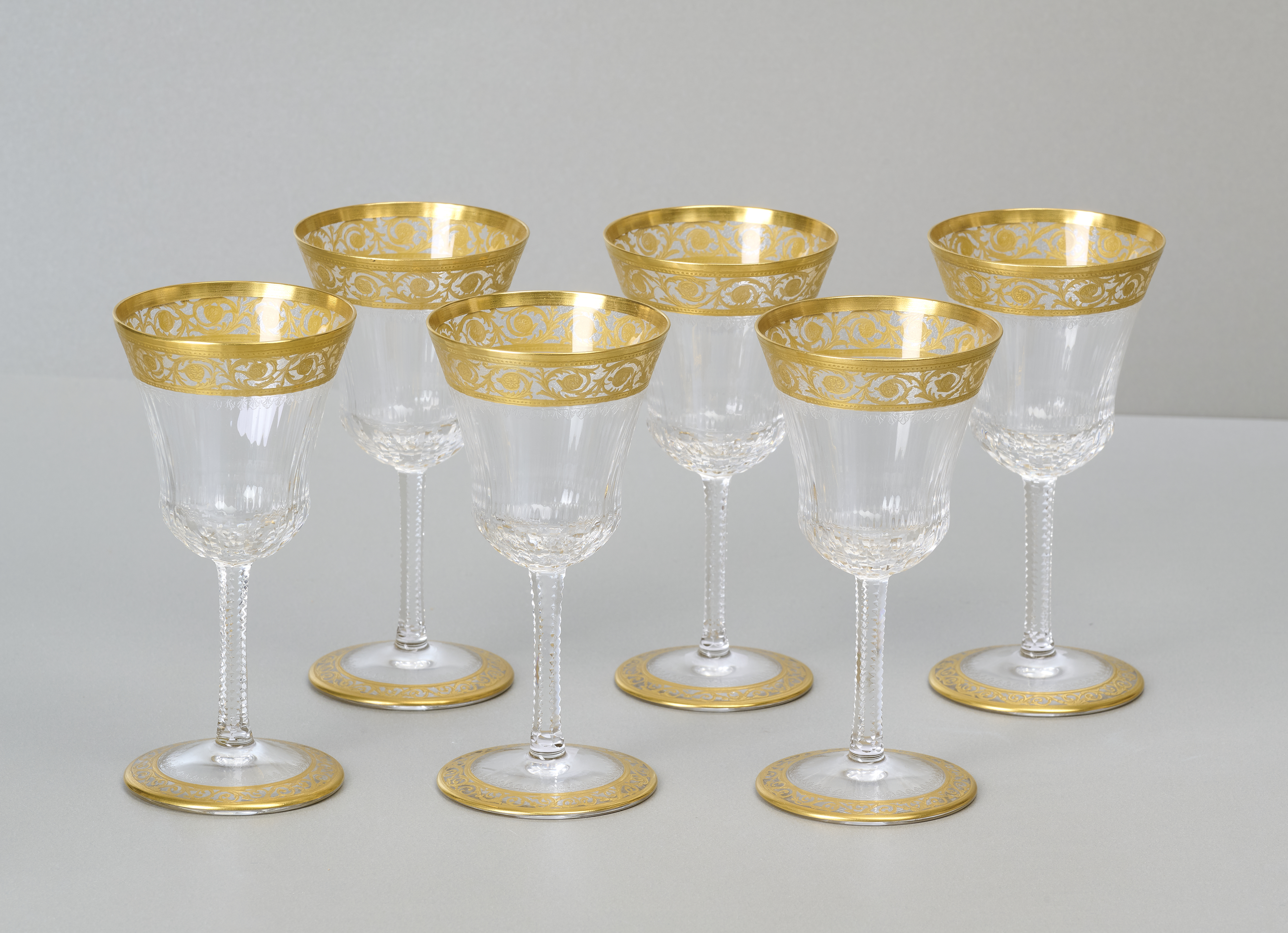 Saint Louis Thistle Gold, 6 Weingläser Saint Louis Thistle Gold, 6 Weingläser