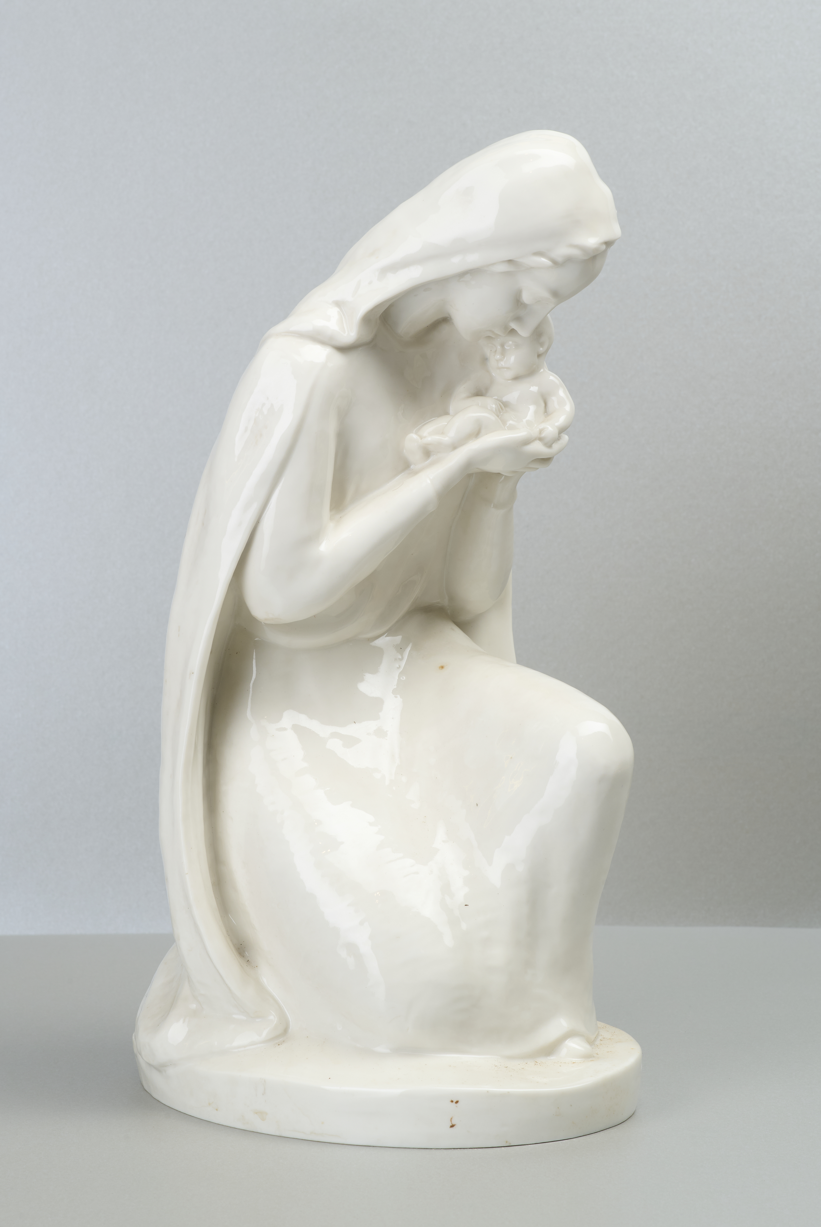 Keramikfigur, Maria mit Kind Keramikfigur, Maria mit Kind