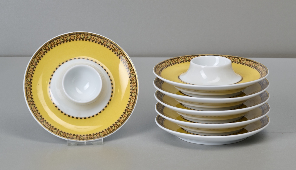 Rosenthal Versace, Barocco, 6 Eierbecher Rosenthal Versace, Barocco, 6 Eierbecher