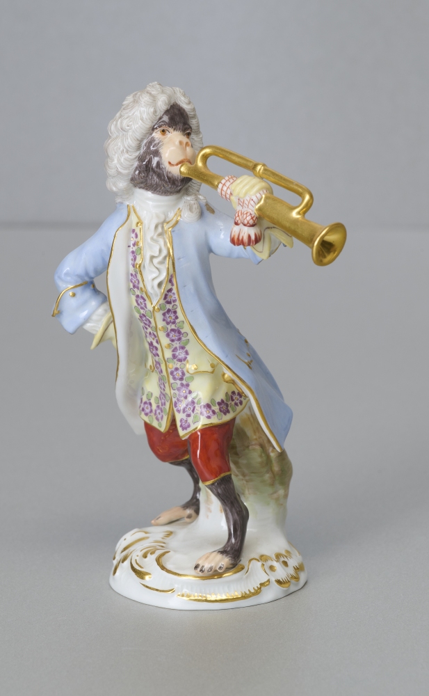 Meissen, Affenkapelle, Trompeter, 1. Wahl Meissen, Affenkapelle, Trompeter, 1. Wahl