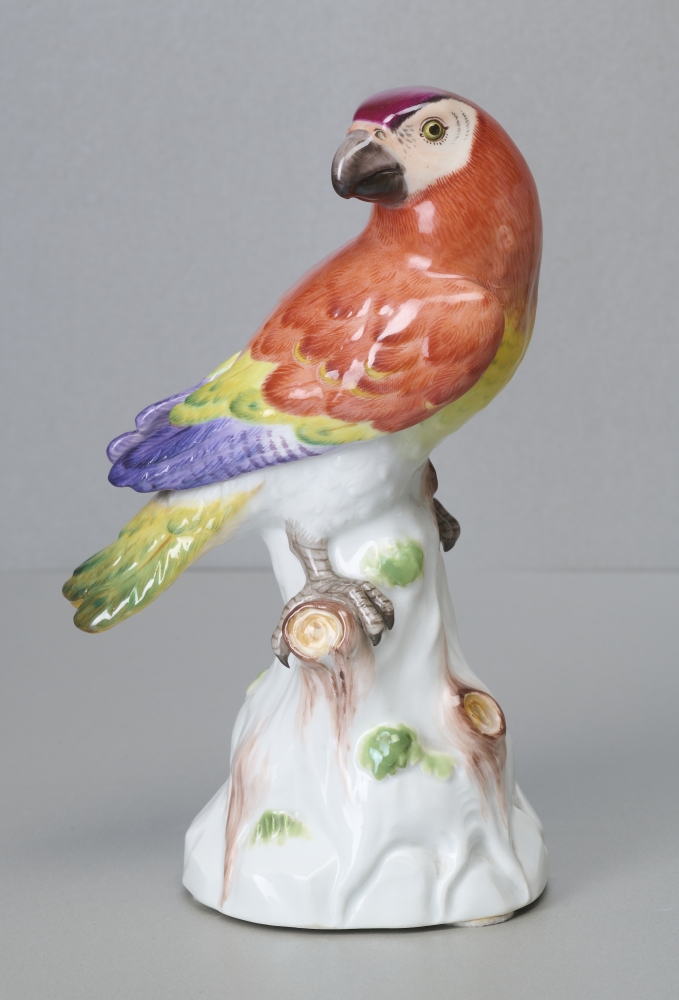 Meissen Papagei, Pfeifferzeit, 1. Wahl Meissen Papagei, Pfeifferzeit, 1. Wahl