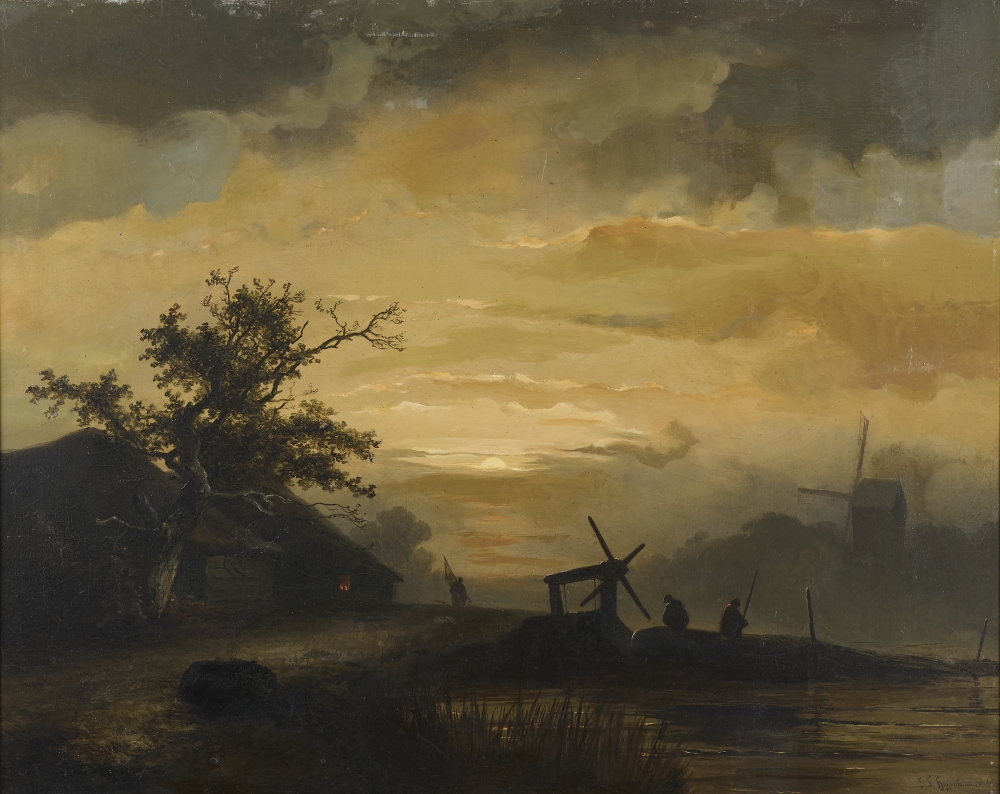 Landschaft im Mondschein Landschaft im Mondschein