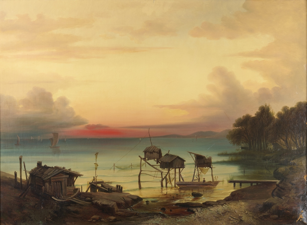 Abendstimmung in asiatischer Landschaft Abendstimmung in asiatischer Landschaft