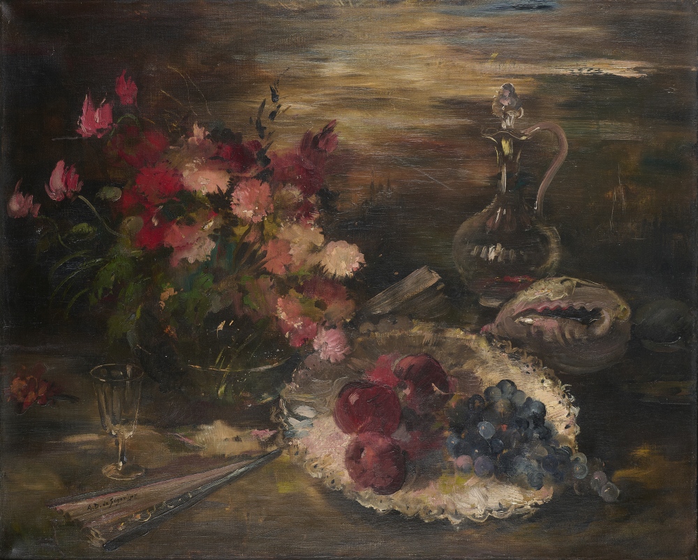 Stilleben, signiert, um 1900