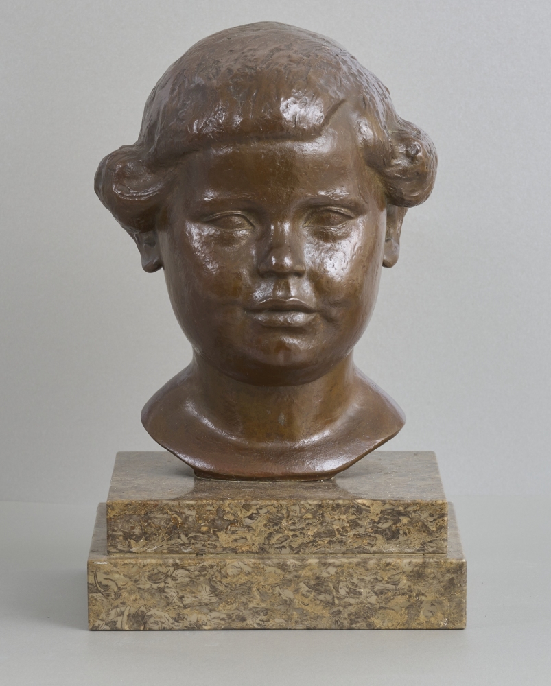 Kinderkopf, signiert