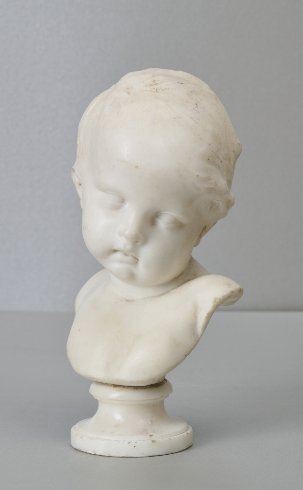 Marmor Portraitbüste eines Kindes