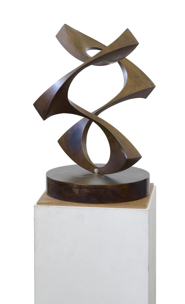 Kinetische Skulptur, Bronze monogrammiert