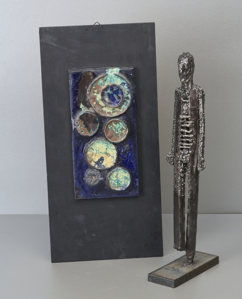 Stahlskulptur P.C. Otte + Objekt Ursula Dethleffs