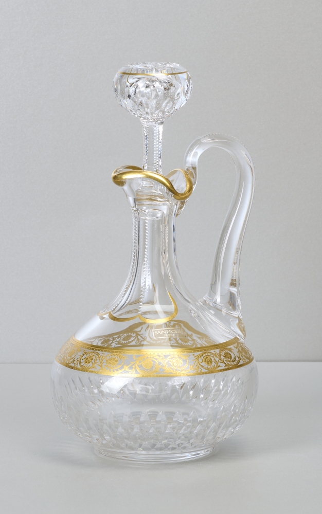 Saint Louis Thistle Gold, Weindecanter, mit Ätzmarke