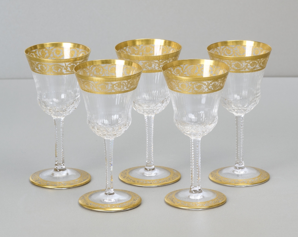 Saint Louis Thistle Gold, 5 Gläser