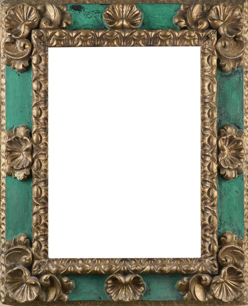 Renaissancerahmen, Holz geschnitzt mit Muschelornamenten 17./18. Jhdt. Renaissancerahmen, Holz geschnitzt mit Muschelornamenten 17./18. Jhdt.