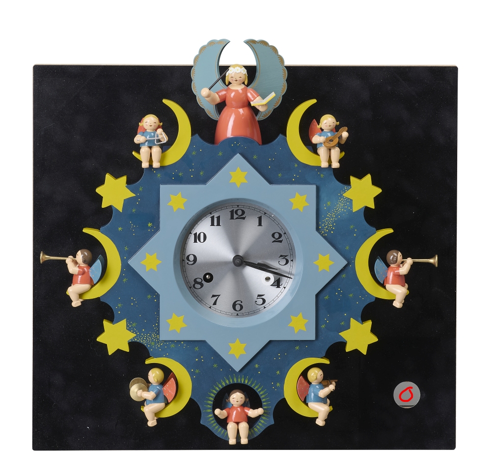 Wendt und Kühn Uhr mit 36-stimmigem Musikwerk, im Originalkarton,unbenutzt Wendt und Kühn Uhr mit 36-stimmigem Musikwerk, im Originalkarton,unbenutzt