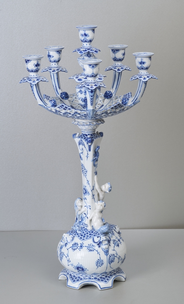 Royal Copenhagen, großer Kandelaber, 1. Wahl
