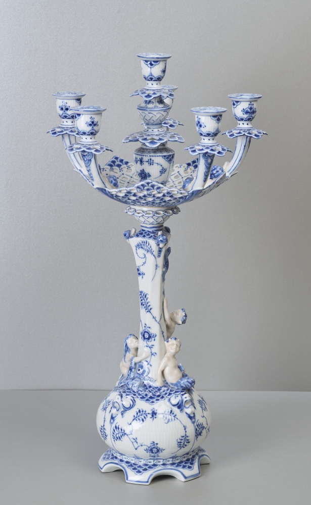 Royal Copenhagen, großer Kandelaber, 1. Wahl