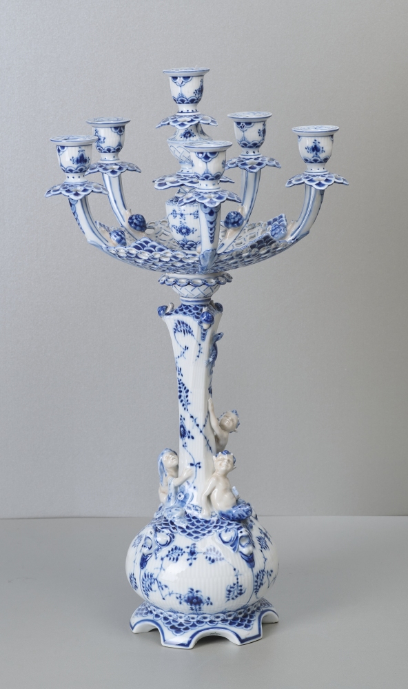 Royal Copenhagen, großer Kandelaber, 1. Wahl