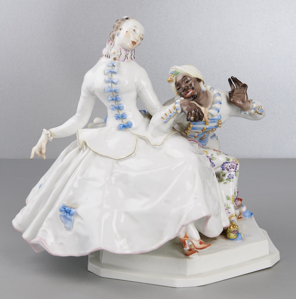 Meissenfigur, Entwurf Paul Scheurich, Pfeifferzeit Meissenfigur, Entwurf Paul Scheurich, Pfeifferzeit