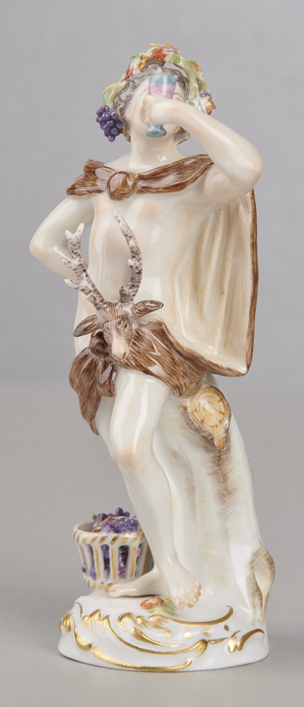 Meissenfigur, Allegorie des Herbstes, 1. Wahl Meissenfigur, Allegorie des Herbstes, 1. Wahl